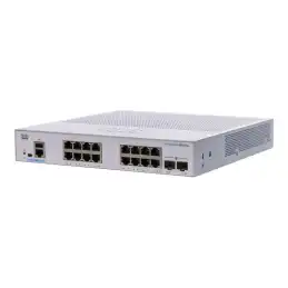 Cisco Business 350 Series CBS350-16T-2G - Commutateur - C3 - Géré - 16 x 10 - 100 - 1000 + 2 x Gig... (CBS350-16T-2G-EU)_1